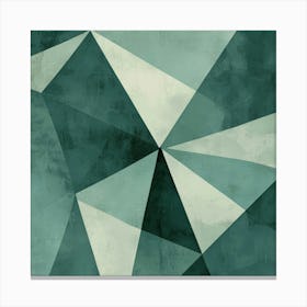 Abstract Geometric Triangles 1 Canvas Print