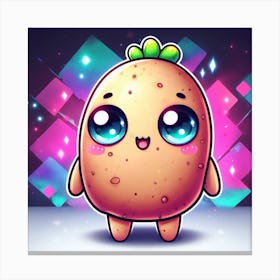 Cute Potato Canvas Print