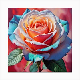 Rose Painting Canvas Print