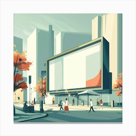 City Scene Canvas Print