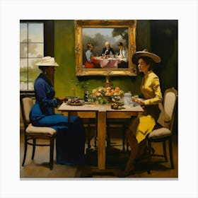 'The Dining Room' Canvas Print