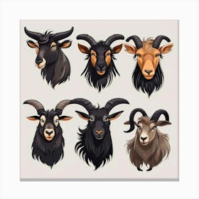 Goats Canvas Print
