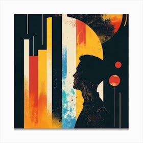 Man In Space 3 Canvas Print