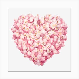 Heart Of Popcorn Canvas Print