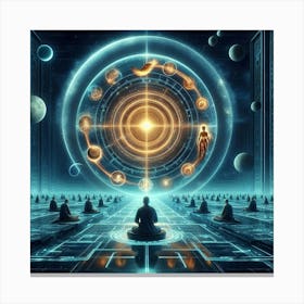 Meditative Space Canvas Print