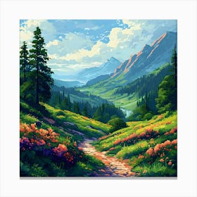 Landscape Painting 23 Canvas Print