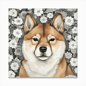 Shiba Inu 49 Canvas Print