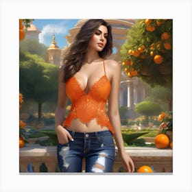 Orange dreams Canvas Print