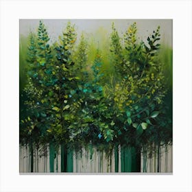 Default Original Landscape Plants Oil Painting 20 Canvas Print