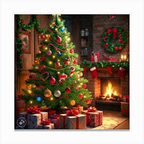 Christmas Tree Canvas Print