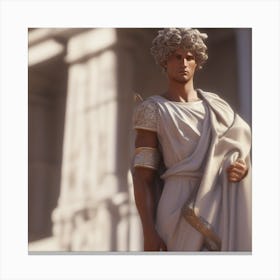 Statue Of Athena Canvas Print