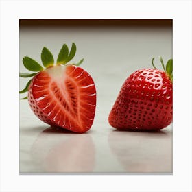 Strawberry Stock Videos & Royalty-Free Footage Canvas Print