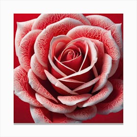 Valentine'S Rose Canvas Print