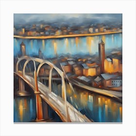 Bridge Over The River 2 Canvas Print