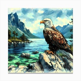 Wild Bird Artwork 57 Canvas Print