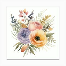 Bouquet Of Flowers 6 Canvas Print