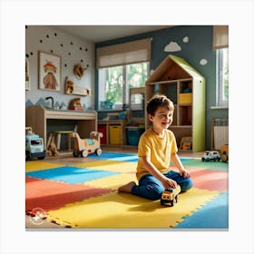 Child'S Playroom Canvas Print