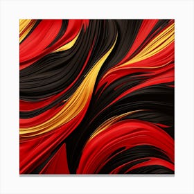 Germany Flag Abstract Background Canvas Print