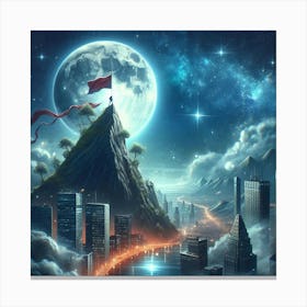 City In The Sky Canvas Print