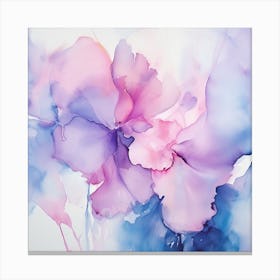 Watercolor Flowers Canvas Print