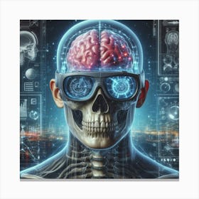 Brain Of The Future Canvas Print