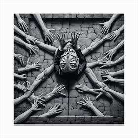 Hands Of Man 2 Canvas Print