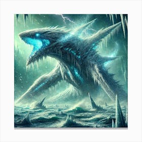 Glacius Frozen Leviathan Canvas Print