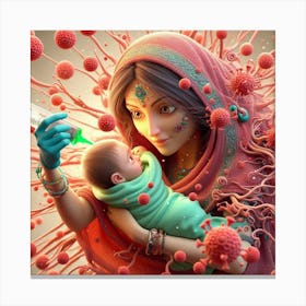 Coronavirus Canvas Print