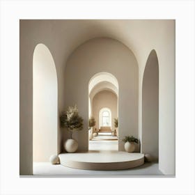 Arched Hallway 8 Canvas Print