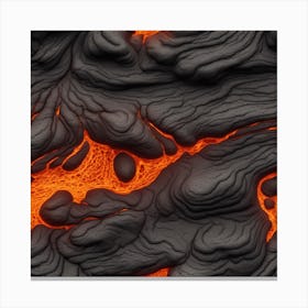 Lava Flow 20 Canvas Print