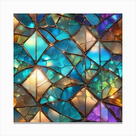 Vitray Style Sky Havana Broken Glass Effect No Background Stunning Something That Even Doesnt E Canvas Print