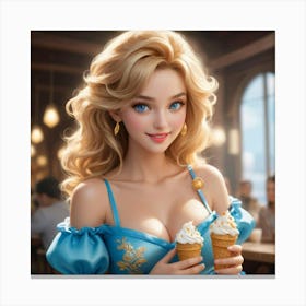 Disney Princess Doll Canvas Print