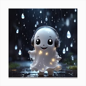 Ghost In The Rain Canvas Print