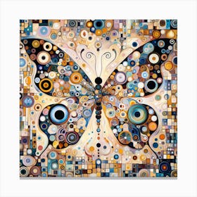 Ornate Butterfly Abstract III Canvas Print