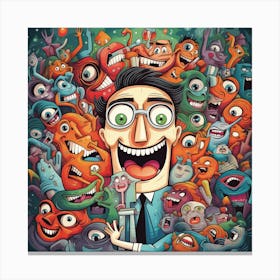 Monsters 1 Canvas Print