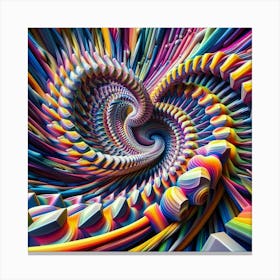 Spiral Vortex Canvas Print