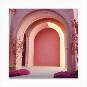 Pink Archway 3 Canvas Print