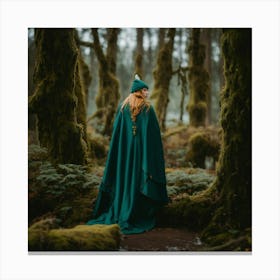 Elf In The Forest 1 Canvas Print