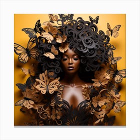 Butterfly Woman 5 Canvas Print