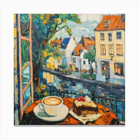 Coffee And Cake 7 Canvas Print