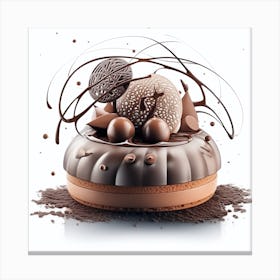 Chocolate Dessert Canvas Print