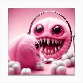 Monsters In The Mirror Canvas Print