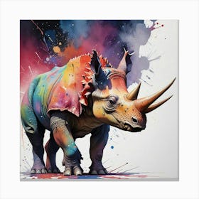 Rhinoceros 1 Canvas Print