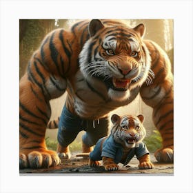 Tiger Cub Canvas Print