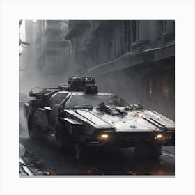 Futuristic Car 9 Canvas Print