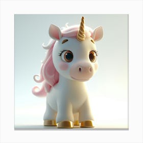 Cute Unicorn 863 Canvas Print