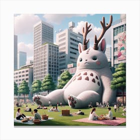 Chillin in Central Park Canvas Print