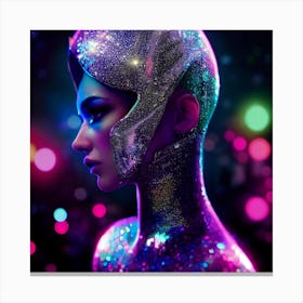 Futuristic Girl Canvas Print