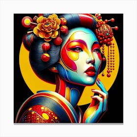 Japan Geisha Visual 114 Canvas Print