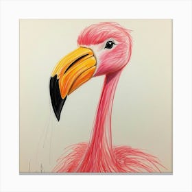 Flamingo 76 Canvas Print